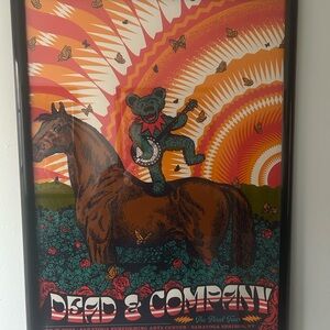 Dead & Company Poster from 2023 “The Last Tour” @ Saratoga Springs